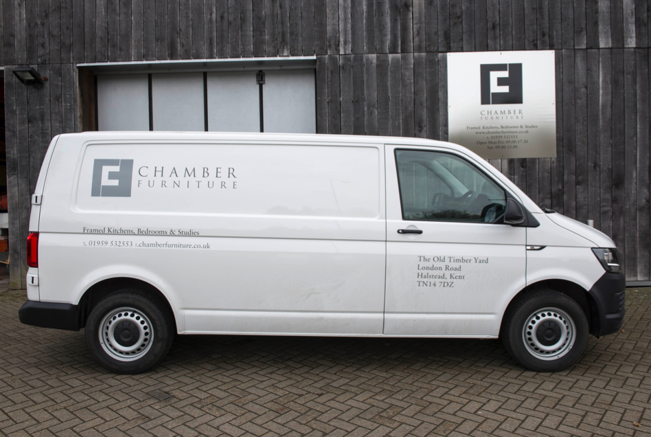 Chamber Furniture Delivery and Installers van