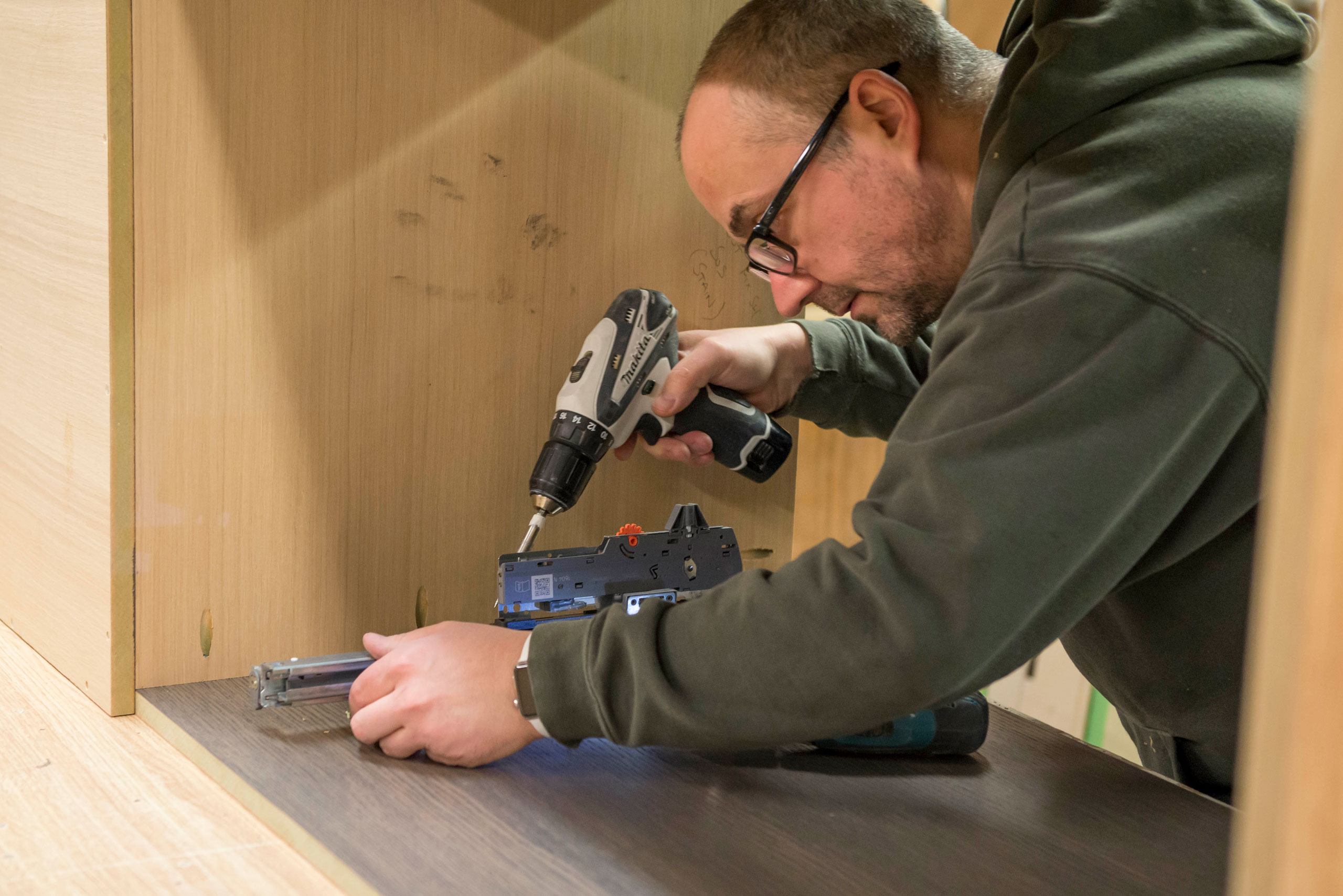 Chamber Furniture has a team of craftsmen and installers to manufacture bespoke furniture